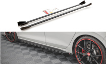 VW Golf 8 GTI / Clubsport 2019+ Racing Sidoextensions + Splitters Maxton Design 